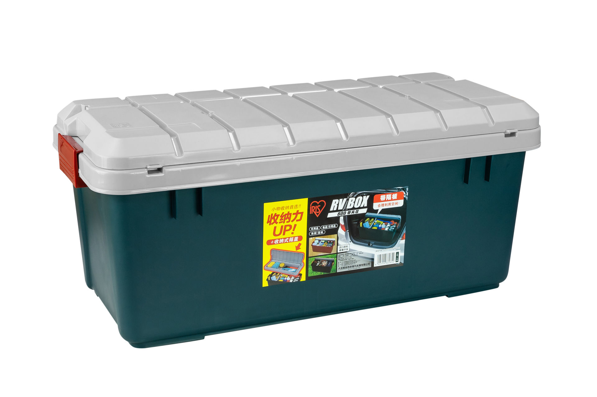 Бокс RV BOX 800 с двойной раздел крышкой, 78,5x37,5x34см, нагрузка на крышку 80 кг, емкость 80л