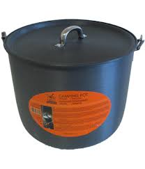 Котел 13 л алюмин. с крышкой