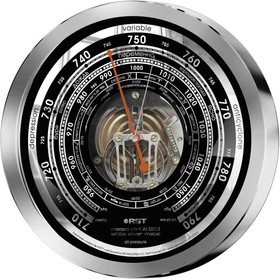 Барометр металлический с открытым механизмом