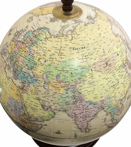 Zoffoli Глобус- бар настольный карта на русском языке