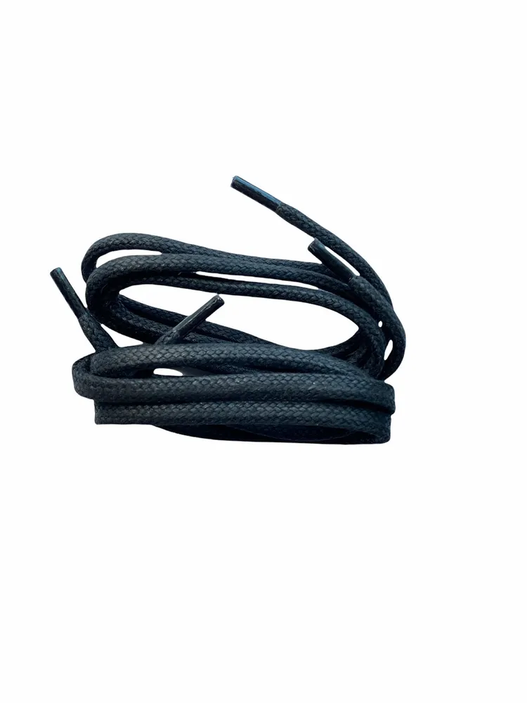 Шнурки  круглые черные