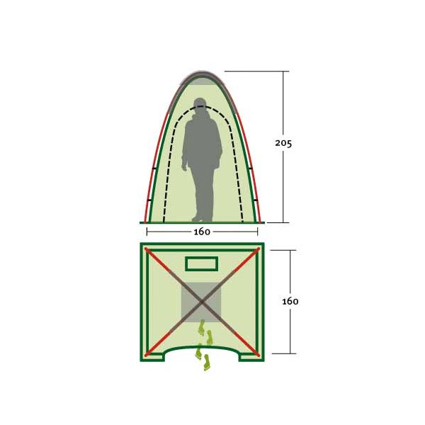 Палатка Sanitary Zone Plus