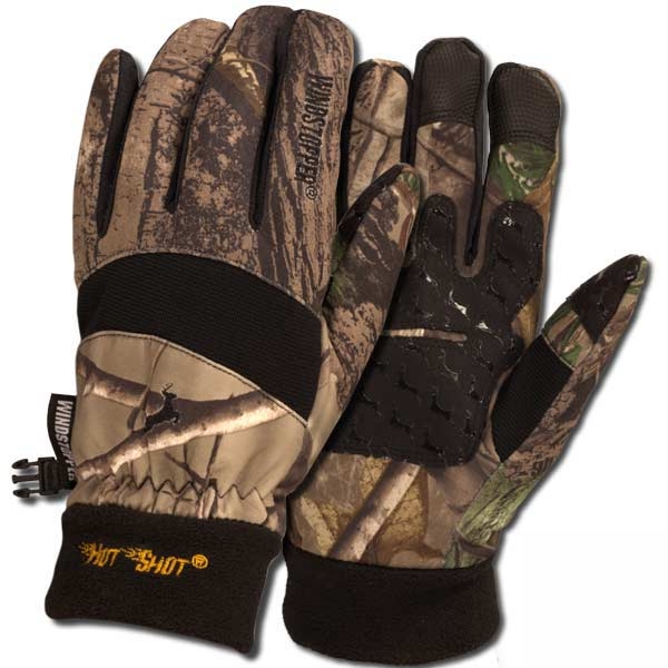 Перчатки  ламин., флисовые Mossy Oak Break, км.